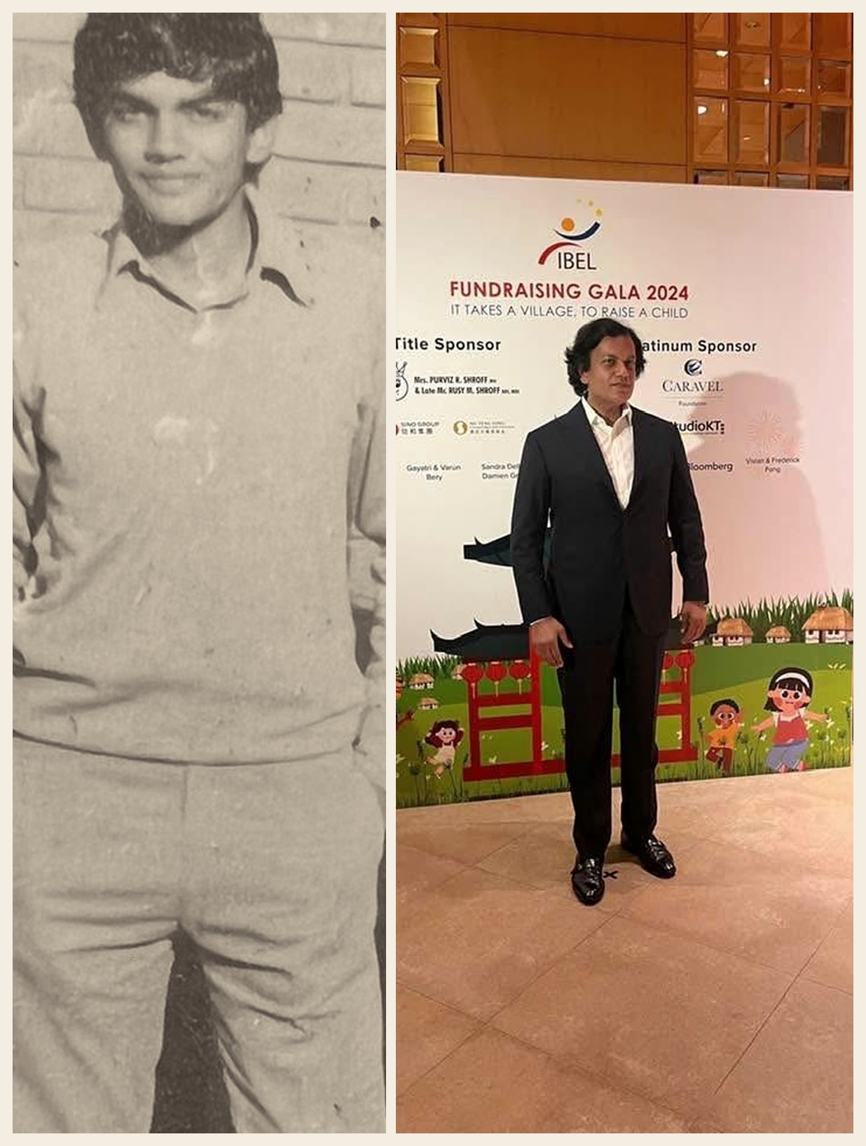 The mentor behind Heir Education, as a boy and today